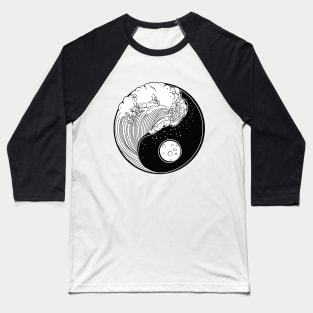 yin yang Baseball T-Shirt